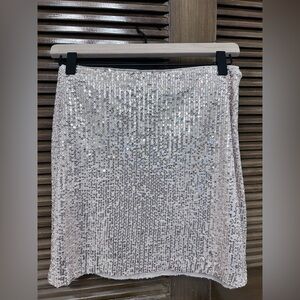 Banana Republic sequin mini skirt 0P